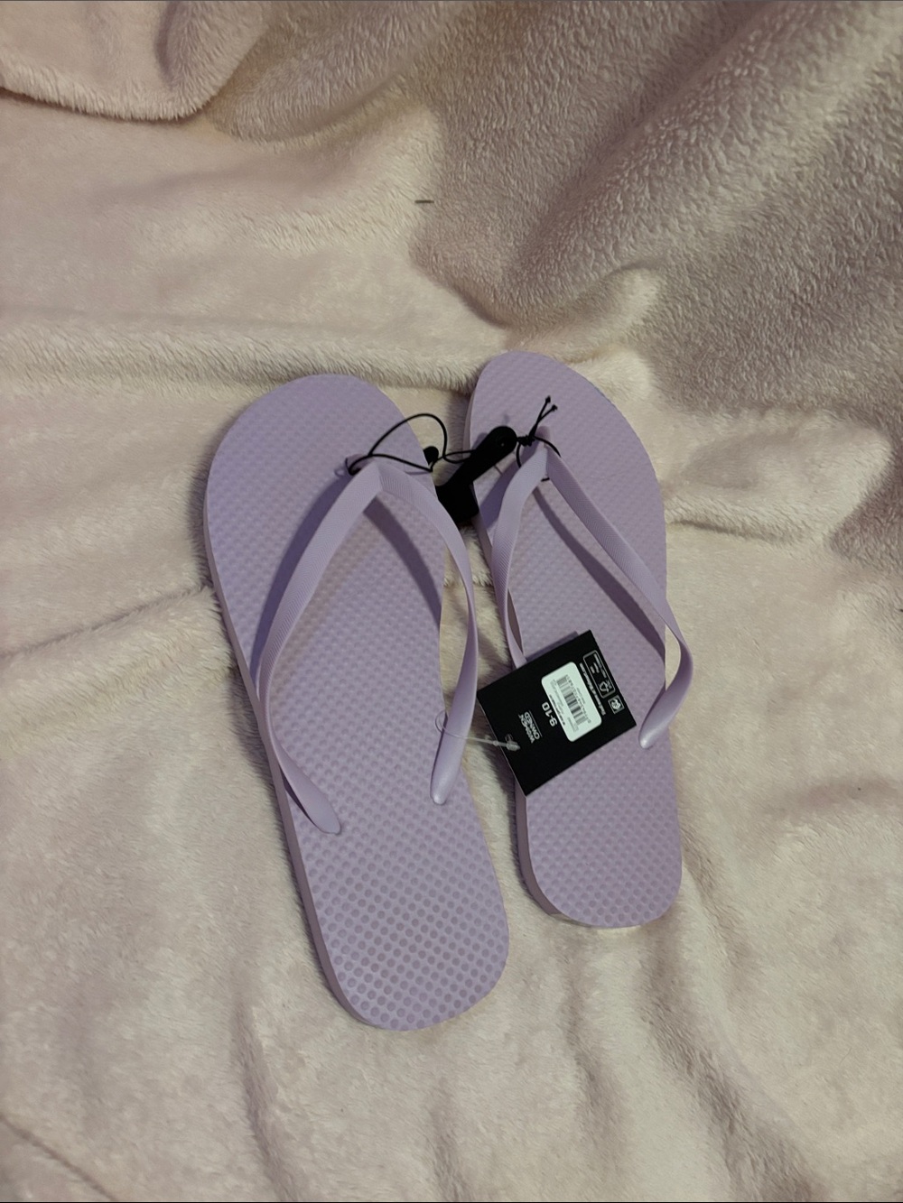 Athletic Works Lavender Flip Flop Sandals